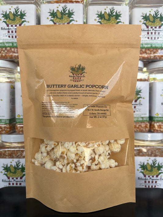 Buttery Garlic Popcorn