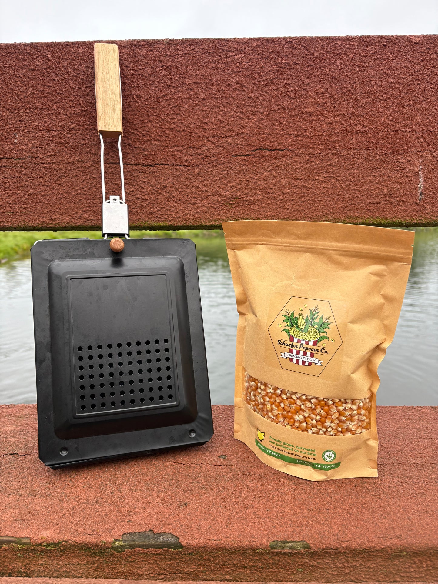 Campfire Popper with 2 LB. Bag Bundle